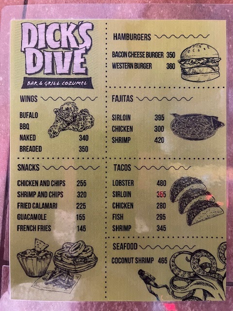 DICK´S DIVE Menu - Image 5